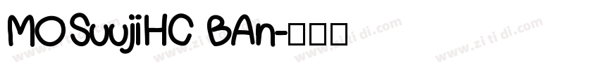 MOSuujiHC BAn字体转换